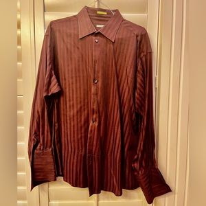 Kenneth Cole Reaction 17.5 34/35 XL Retro Dress Shirt